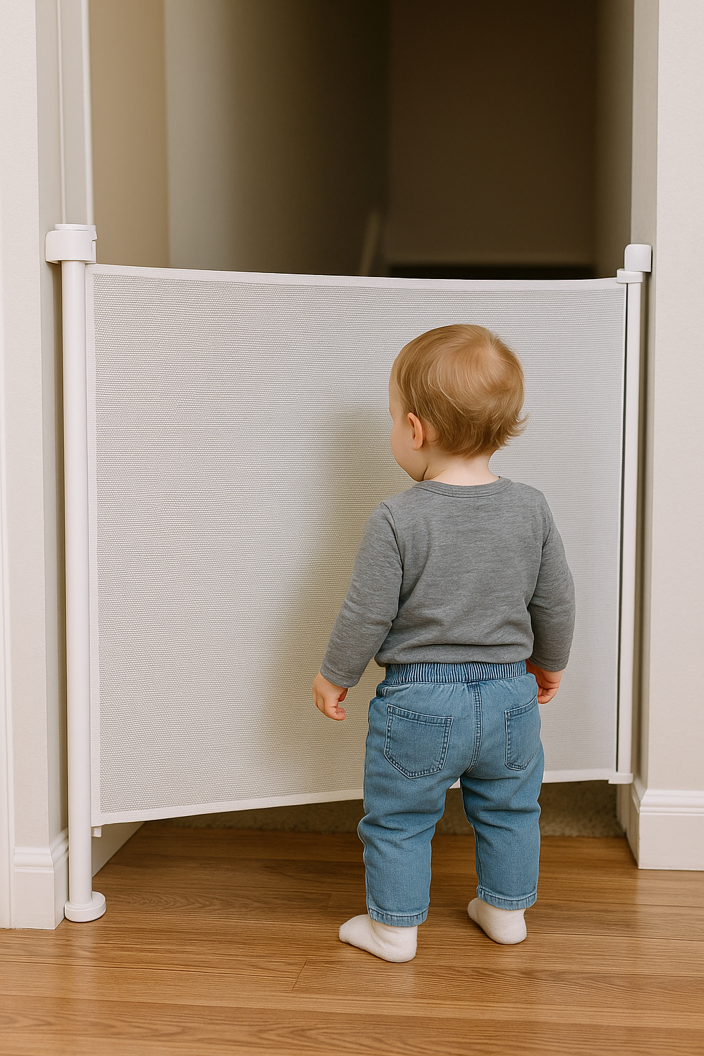 Pourquoi installer une barrière de sécurité rétractable est essentiel quand bébé commence à marcher