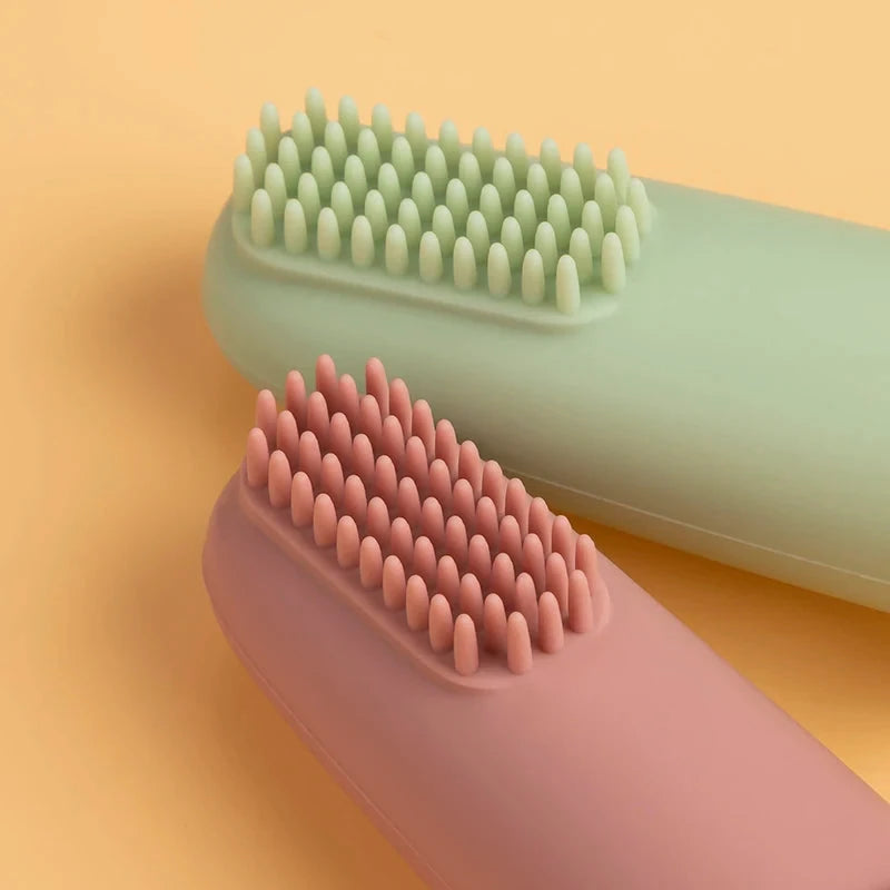 TYRY.HU 3 pièces brosse à dents pour bébé brosse à dents de nettoyage doux pour enfants sans BPA soins de santé bucco-dentaire pour bébé protection douce bébé BabySecu