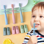 TYRY.HU 3 pièces brosse à dents pour bébé brosse à dents de nettoyage doux pour enfants sans BPA soins de santé bucco-dentaire pour bébé protection douce bébé BabySecu