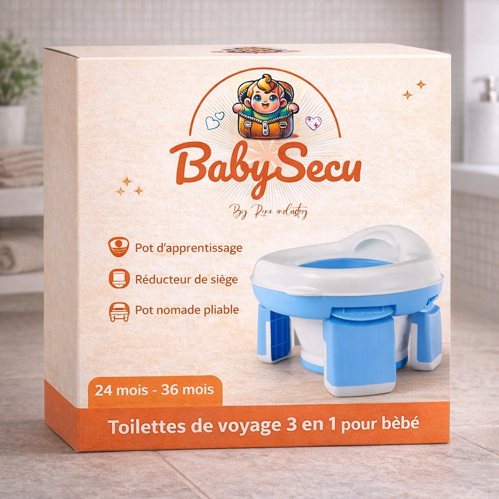 Toilette de Voyage 3en 1 pour Bébé (24 à 36mois)