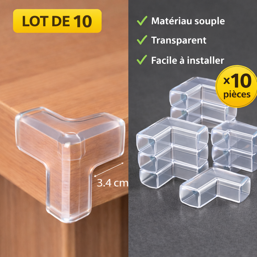Protèges en silicone X10 (coins)
