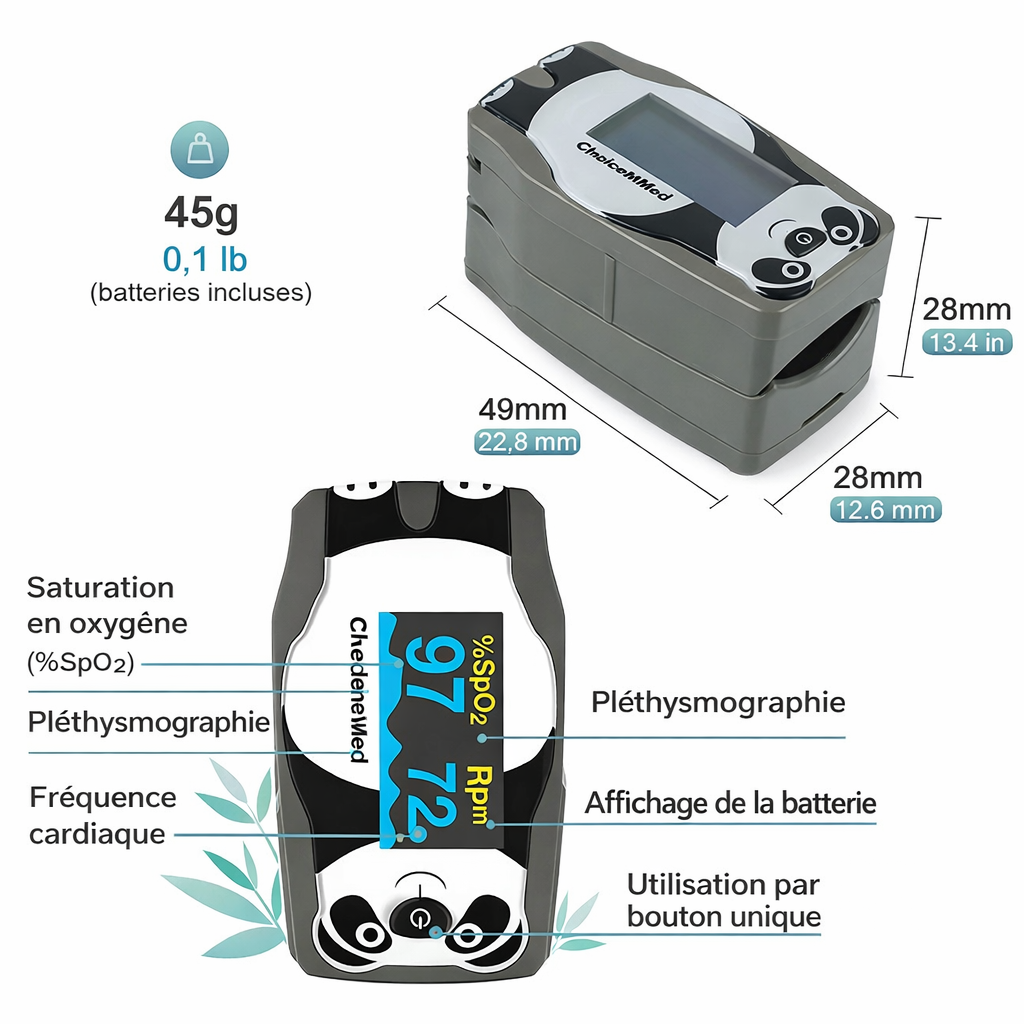 Oxymètre bébé/enfant