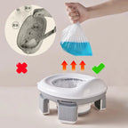Siège Pliable 3-en-1 de Voyage pour Bébé – Toilette Portable & Hygiénique BabySecu