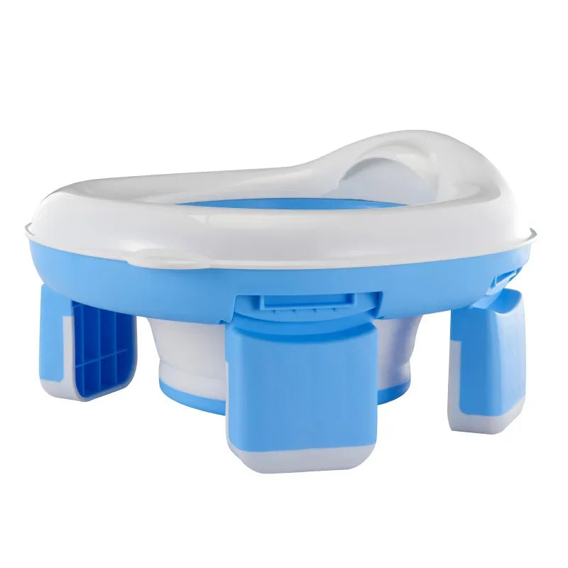 Siège Pliable 3-en-1 de Voyage pour Bébé – Toilette Portable & Hygiénique BabySecu