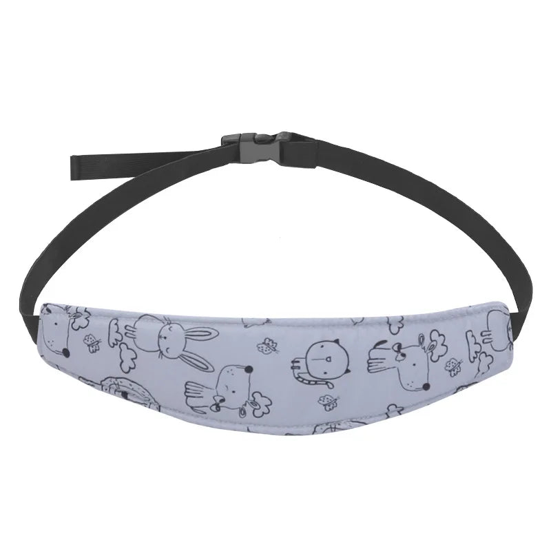 Support de tête de siège de voiture pour bébé, ceinture de fixation de poussette pour enfants, parc réglable pour garçon et fille, positionneur de sommeil, oreillers de sécurité pour bébé BabySecu