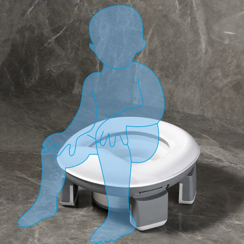 Siège Pliable 3-en-1 de Voyage pour Bébé – Toilette Portable & Hygiénique BabySecu