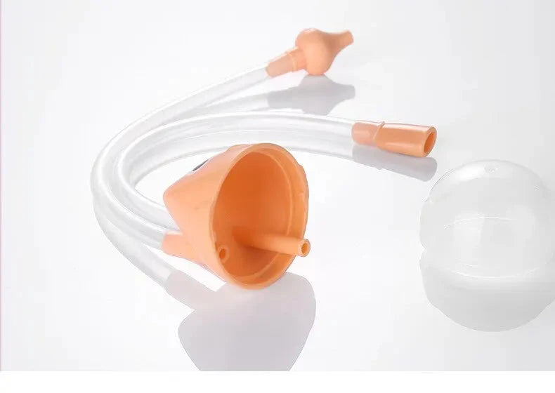 Aspirateur Nasal pour bébé, Type d'aspiration buccale, nettoyeur d'absorption nasale pour nourrissons, Anti-reflux, tuyau d'aspiration Booger en Silicone BabySecu