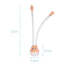 Aspirateur Nasal pour bébé, Type d'aspiration buccale, nettoyeur d'absorption nasale pour nourrissons, Anti-reflux, tuyau d'aspiration Booger en Silicone BabySecu