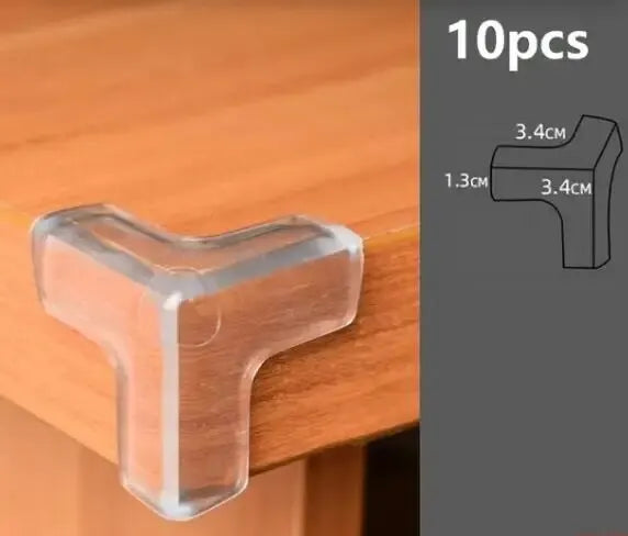 Protèges en silicone X10 (coins) - BabySecu